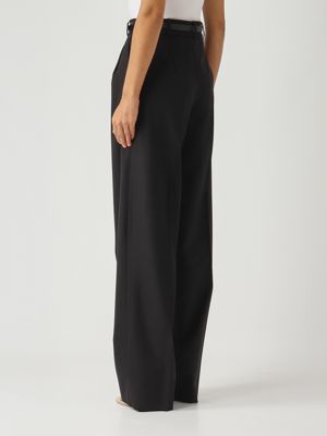 4. Women's Entrata stretch wool trousers Black