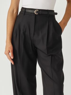 5. Women's Entrata stretch wool trousers Black