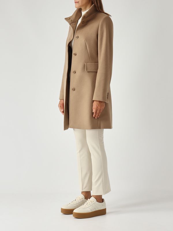 4. Abrigo de mujer Agnese de lana Camello Max Mara Studio 2526016162600