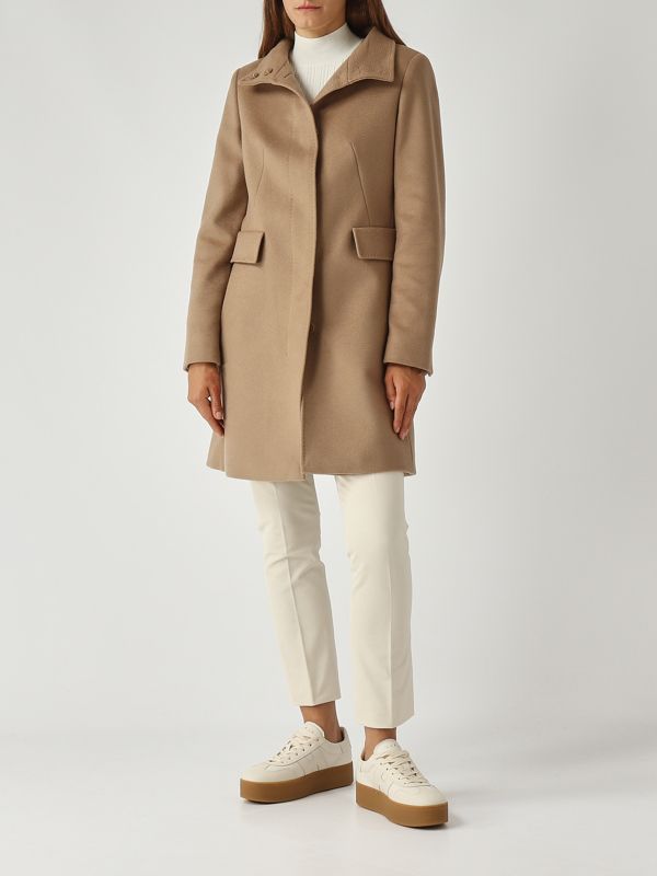 3. Abrigo de mujer Agnese de lana Camello Max Mara Studio 2526016162600