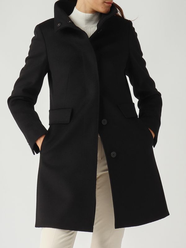 6. Manteau de laine Agnese pour femme Noir Max Mara Studio 2526016162600