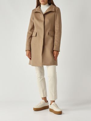 3. Abrigo de mujer Agnese de lana Camello