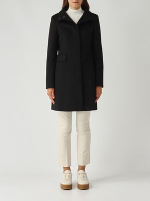2. Manteau de laine Agnese pour femme Noir