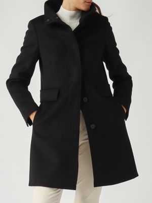6. Manteau de laine Agnese pour femme Noir