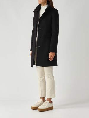 4. Manteau de laine Agnese pour femme Noir