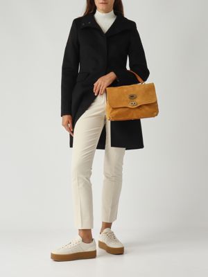 3. Manteau de laine Agnese pour femme Noir