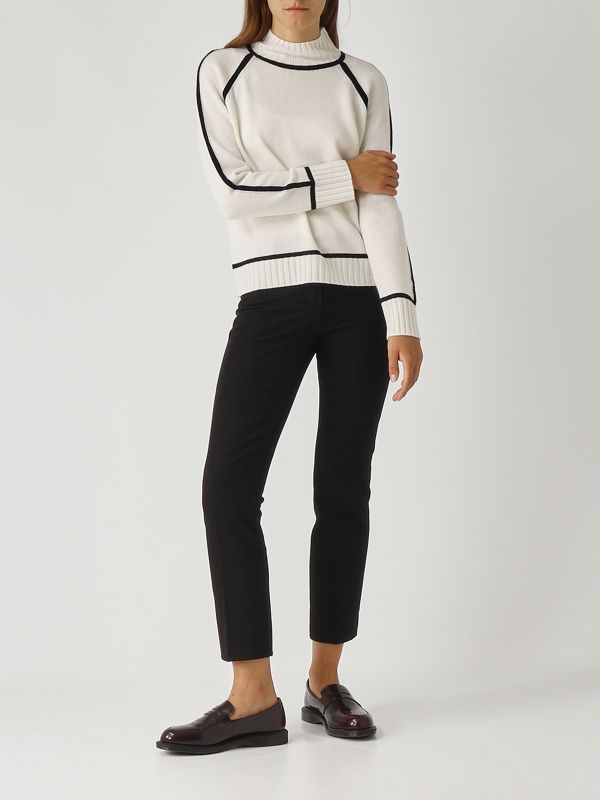 2. Lupetto donna Pescara in lana e cashmere Bianco Max Mara Studio 2526366062600