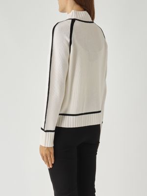 4. Lupetto donna Pescara in lana e cashmere Bianco