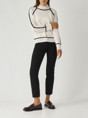 2. Lupetto donna Pescara in lana e cashmere Bianco