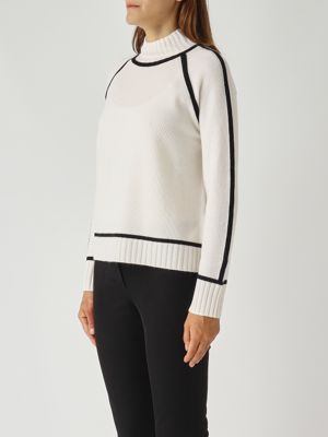 3. Lupetto donna Pescara in lana e cashmere Bianco