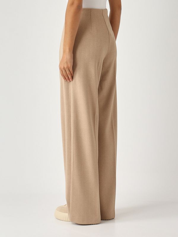 4. Pantalón de mujer Cali en mezcla de viscosa Camello MM Max Mara 2526786128600