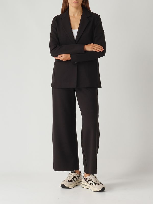 2. Chaqueta de mujer Solange en mezcla de viscosa elástica Negro MM Max Mara 2526916078600