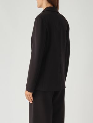 4. Chaqueta de mujer Solange en mezcla de viscosa elástica Negro