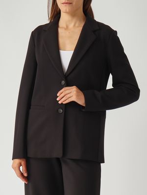 5. Chaqueta de mujer Solange en mezcla de viscosa elástica Negro