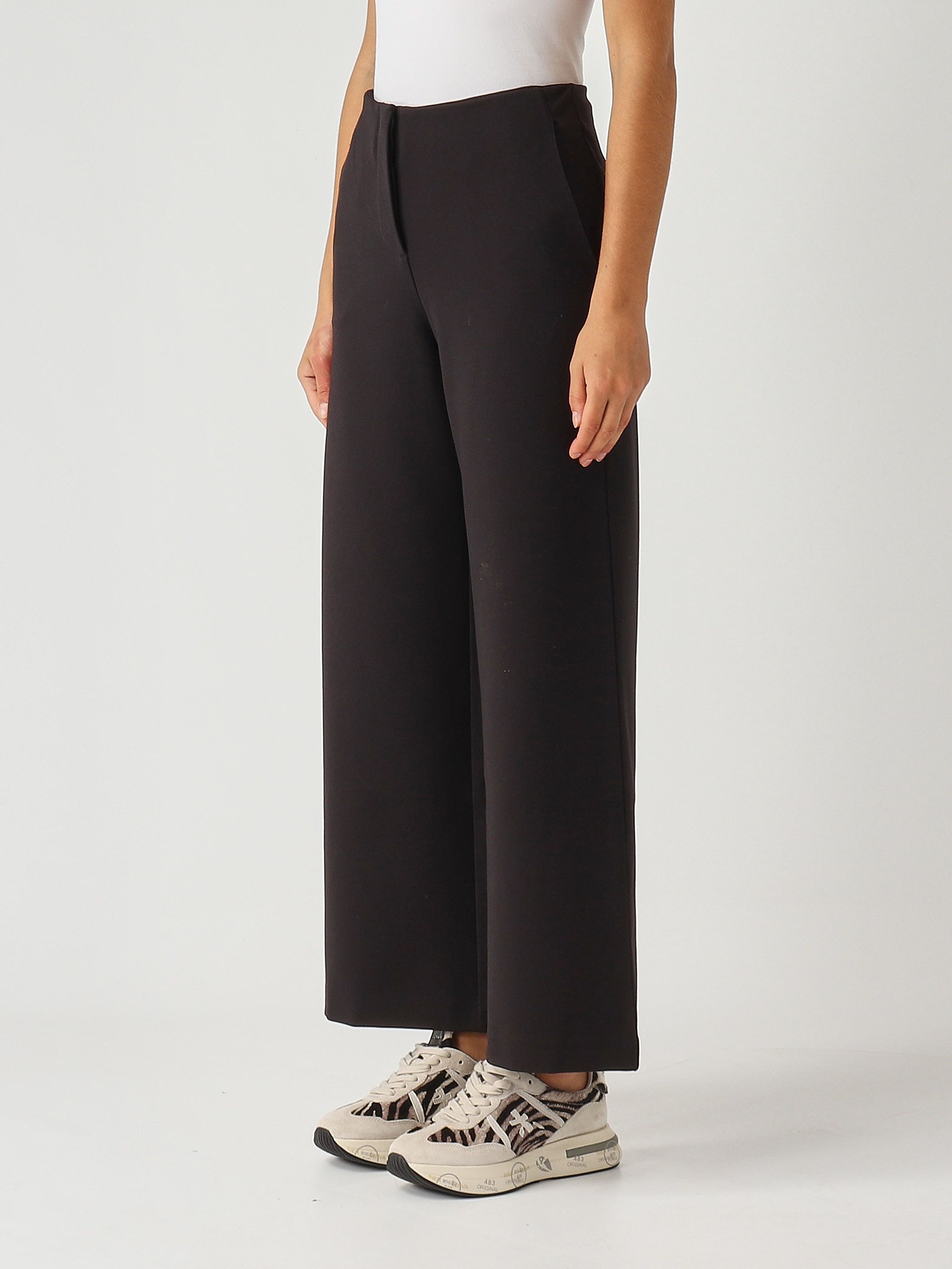 pantalon cargo noir fille 10 ans de face