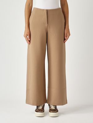 Damenhose Falange aus Viskose-Stretch-Mix Kamel MM Max Mara
