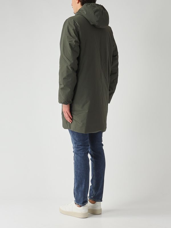 5. Veste homme Jacob St Warm Double en tissu imperméable Militaire-Sauge K-Way k6128ww