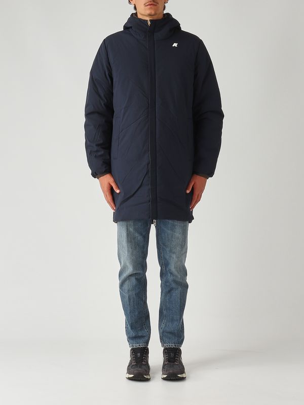 2. Veste homme Jacob St Warm Double en tissu imperméable Olive Foncé K-Way k6128ww