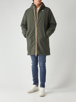3. Veste homme Jacob St Warm Double en tissu imperméable Militaire-Sauge