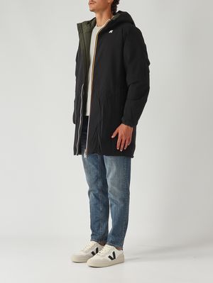 4. Veste homme Jacob St Warm Double en tissu imperméable Noir