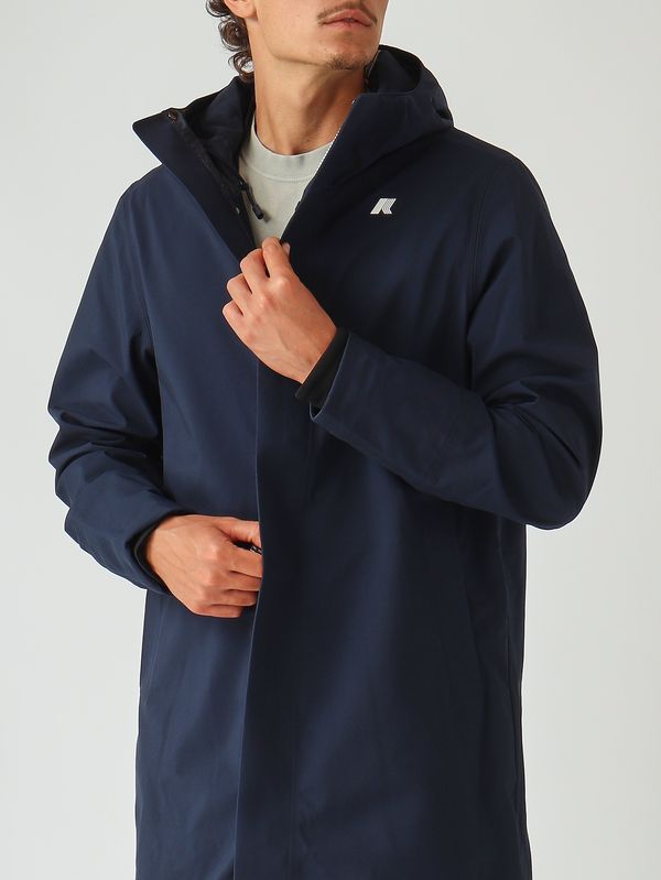5. Giacca uomo Thomas Bonded in tessuto impermeabile Navy K-Way k7126ww