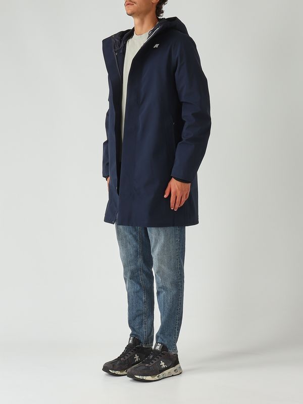 3. Giacca uomo Thomas Bonded in tessuto impermeabile Navy K-Way k7126ww