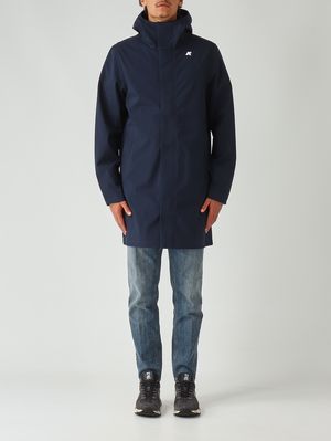 Veste homme Thomas Bonded en tissu imperméable Marine K-Way