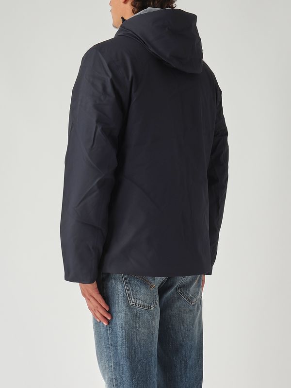 4. Veste homme Jacko Twill Marmotte en tissu imperméable Bleu K-Way k8133dw