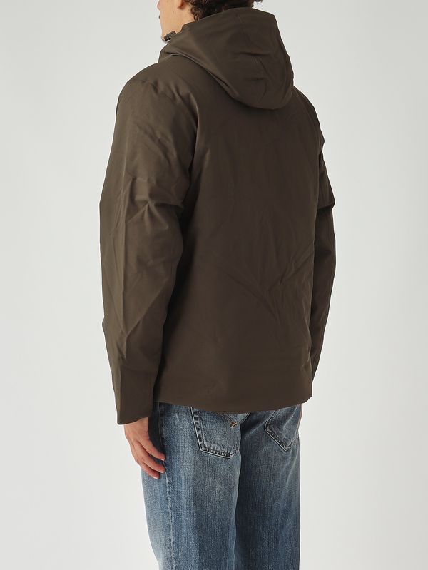 4. Veste homme Jacko Twill Marmotte en tissu imperméable Olive Foncé K-Way k8133dw