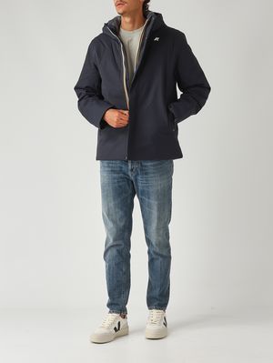 2. Veste homme Jacko Twill Marmotte en tissu imperméable Bleu
