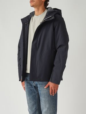 3. Veste homme Jacko Twill Marmotte en tissu imperméable Bleu