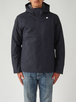 Veste homme Jacko Twill Marmotte en tissu imperméable Bleu K-Way