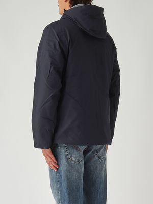 4. Veste homme Jacko Twill Marmotte en tissu imperméable Bleu
