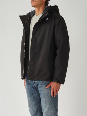 3. Veste homme Jacko Twill Marmotte en tissu imperméable Noir