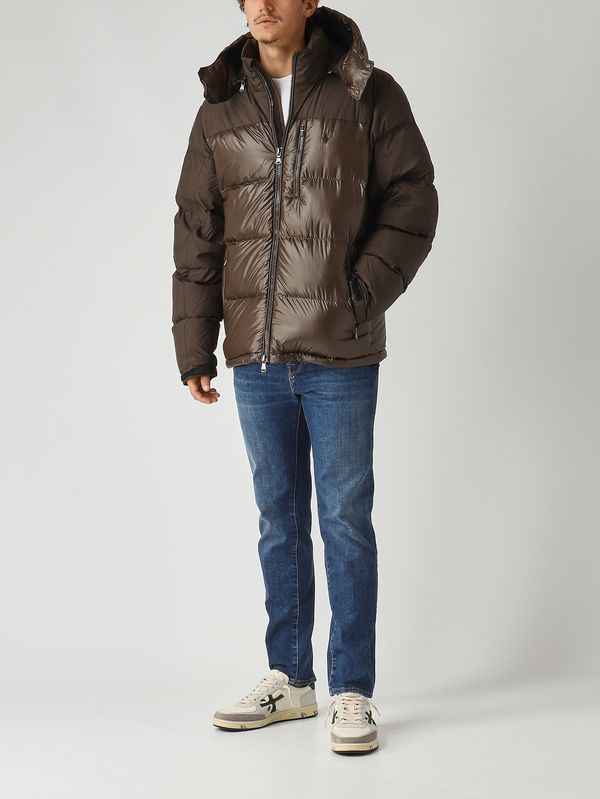 2. Chaqueta de hombre Gorham en nailon bimaterial Marrón Polo Ralph Lauren 710967786
