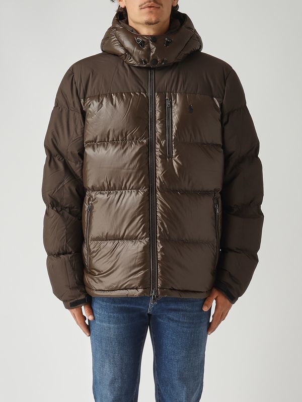1. Chaqueta de hombre Gorham en nailon bimaterial Marrón Polo Ralph Lauren 710967786