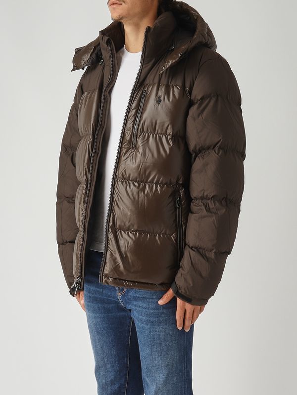 3. Chaqueta de hombre Gorham en nailon bimaterial Marrón Polo Ralph Lauren 710967786