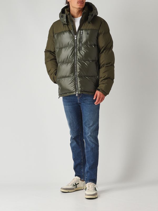 2. Chaqueta de hombre Gorham en nailon bimaterial Aceituna Polo Ralph Lauren 710967786