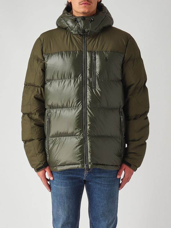 1. Chaqueta de hombre Gorham en nailon bimaterial Aceituna Polo Ralph Lauren 710967786