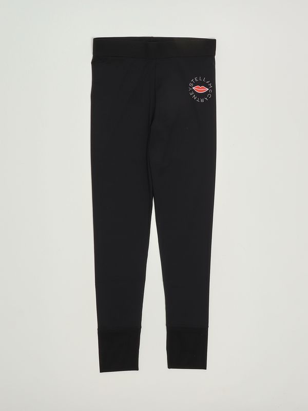 1. Leggings pour fille en tissu extensible Noir Stella McCartney tx6e40z0157