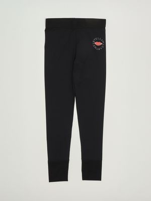 Leggings pour fille en tissu extensible Noir Stella McCartney