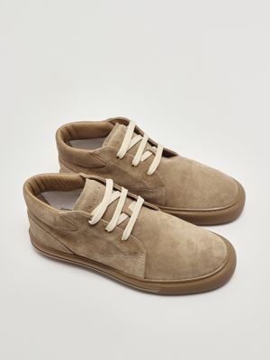 2. Chaussures à lacets H691 en daim pour homme Sable