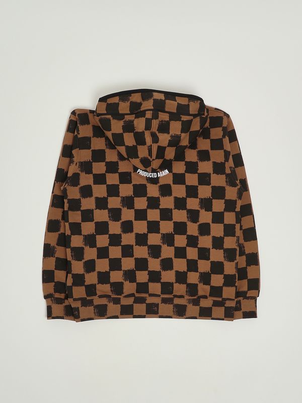 2. Sweat enfant en coton Marron-Noir Sprayground spy1356g