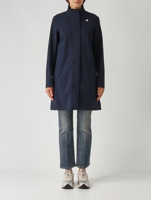 Giacca donna Dukesse Bonded in tessuto impermeabile Blu K-Way