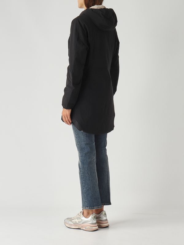 5. Giacca donna Denise St Warm Double in nylon stretch Nero-Beige K-Way k6128uw