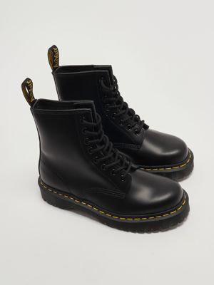 2. Bex 1460 smooth leather ankle boots for women Black