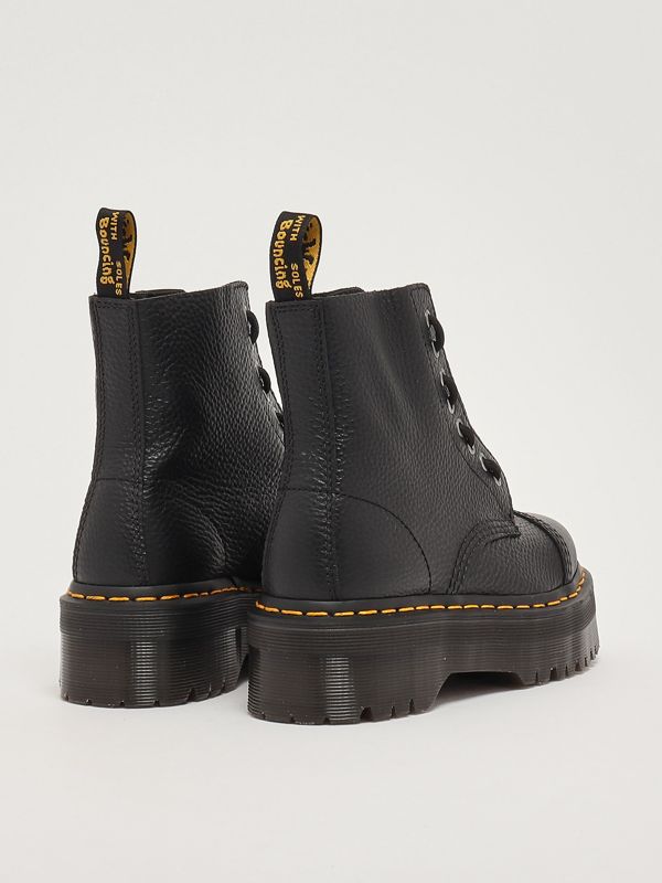 3. Botas tipo anfibio de mujer Sinclair de piel martillada Negro Dr. Martens 22564001