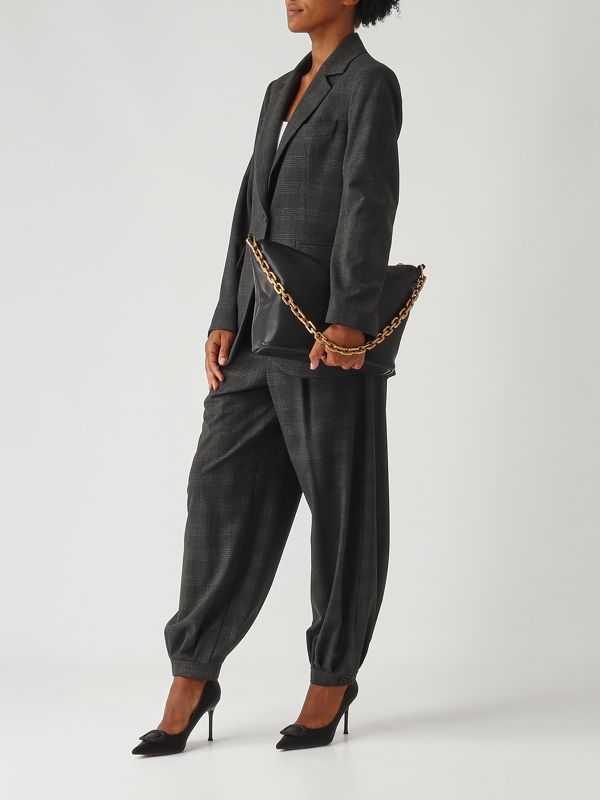 2. Blazer de mujer en mezcla de viscosa elástica Carbón Meimeij m5fp00