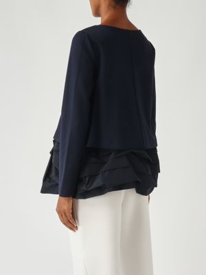 4. Blusa donna in misto viscosa stretch Blu
