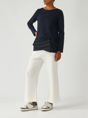 2. Blusa donna in misto viscosa stretch Blu